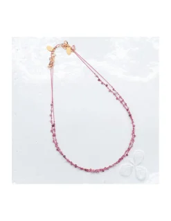 IBIZA - COLLIER SPINELLES CHOCOLAT