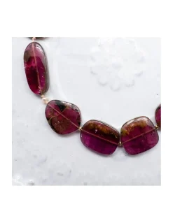 ISLAND GIRL - COLLIER TOURMALINES ROSES
