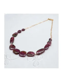 ISLAND GIRL - COLLIER TOURMALINES ROSES