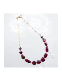 ISLAND GIRL - COLLIER TOURMALINES ROSES