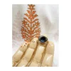 JOHRI - BAGUE EN OR ET LONDON BLUE TOPAZ N°5