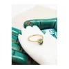 JOHRI - BAGUE EN OR ET TOURMALINE VERTE GRIFFE