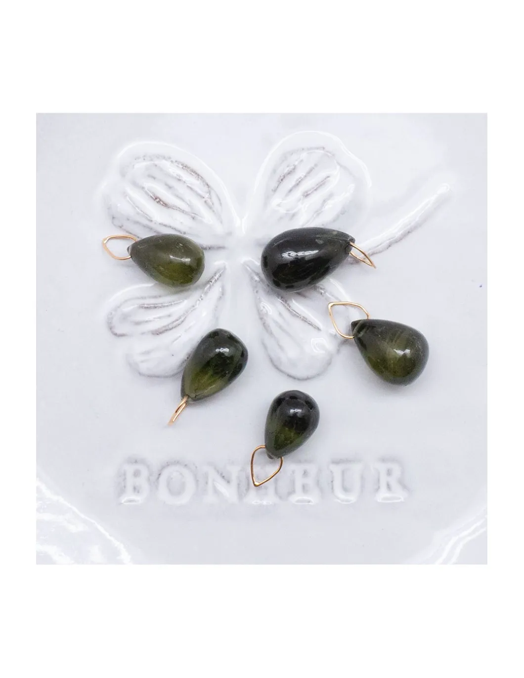 JOHRI - PENDENTIF EN OR ET DIOPSIDE