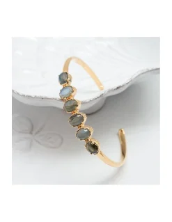 JONC 6 PIERRES OVALES - LABRADORITE