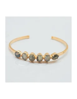 JONC 6 PIERRES OVALES - LABRADORITE