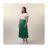 JUPE - 787 - PAULETTE - POPLIN BOTTLE GREEN