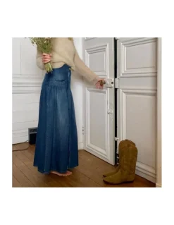 JUPE LOUISE - BLEU D'ÉTÉ