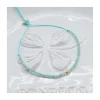 LA MESA DRIVE - BRACELET APATITES GREENISH ET PERLE DORÉE AU CENTRE