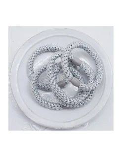 ÉLASTIQUE POUR CHEVEUX KKNEKKI - SILVER