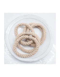 ÉLASTIQUE POUR CHEVEUX KKNEKKI - WHITE HORSE