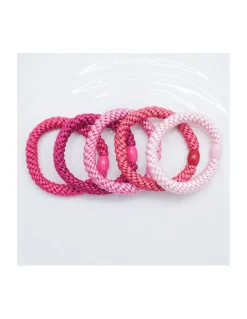 ÉLASTIQUES POUR CHEVEUX KKNEKKI - PINK AESTHETIC