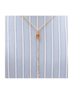MADONE - COLLIER TURQUOISES ET MÉDAILLE MADONE