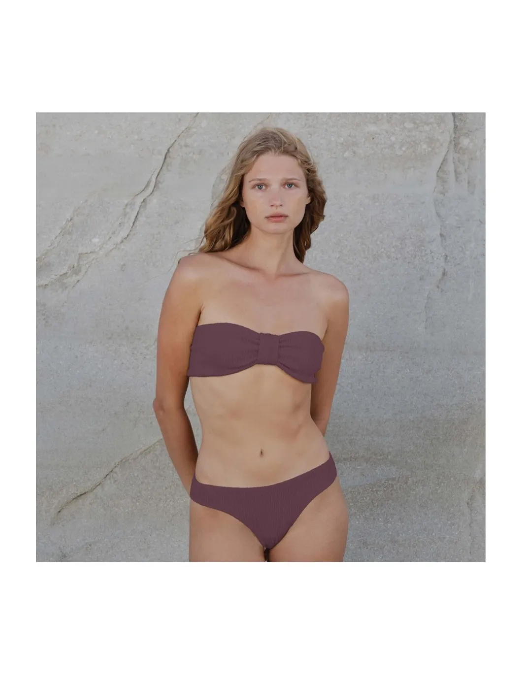 MAILLOT DE BAIN 2 PIÈCES - LORY - GRAPE