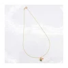 MARIA - COLLIER TOURMALINE, CORAIL BAMBOO, PERLE DE CULTURE, CHRYSOPRASE ET CROIX