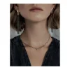 MARIE LAURE CHAMOREL - COLLIER COURT N°727 - GOLD