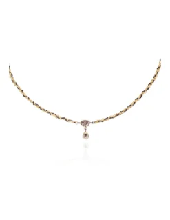 MARIE LAURE CHAMOREL - COLLIER COURT N°727 - GOLD
