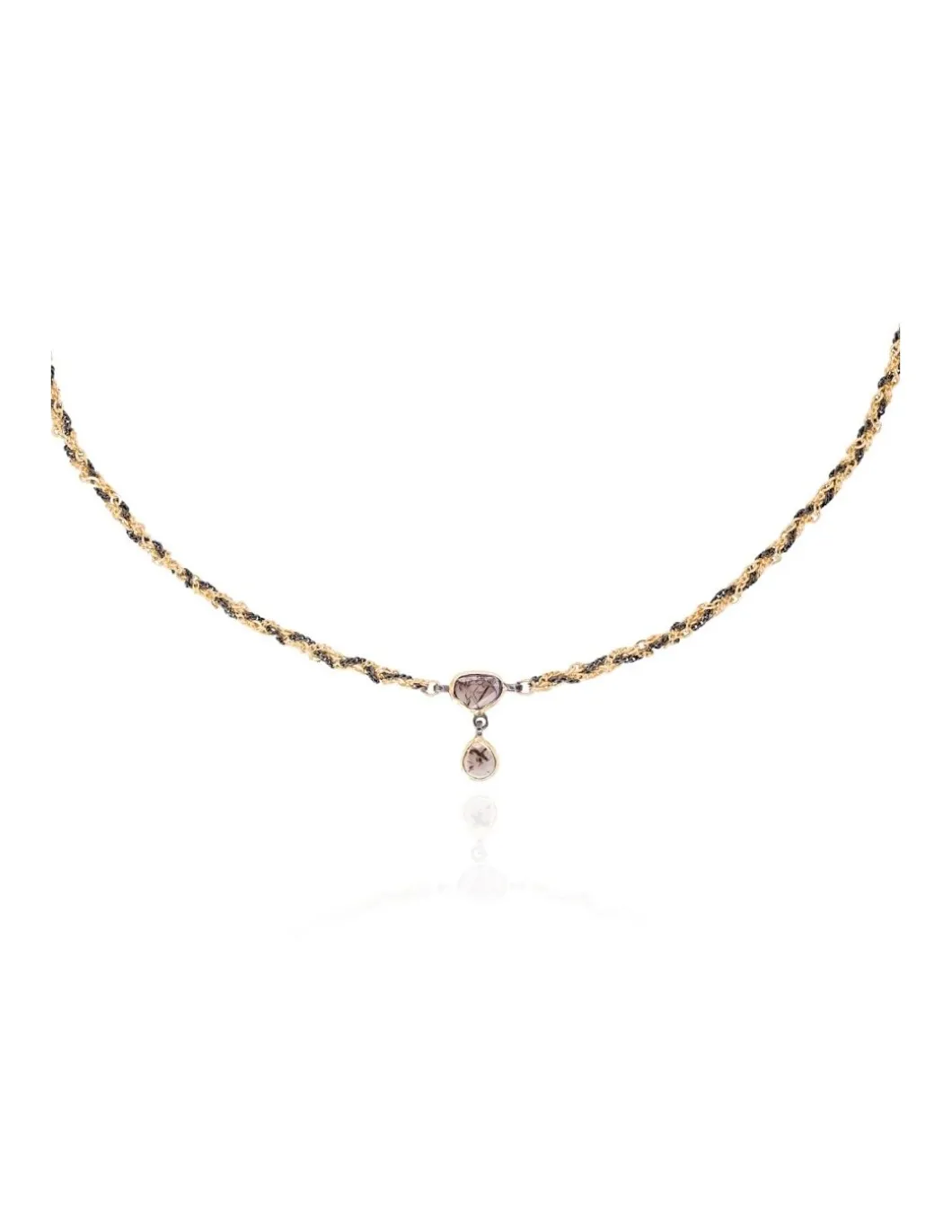 MARIE LAURE CHAMOREL - COLLIER COURT N°727 - GOLD