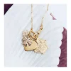 MÉDAILLES HEXAGONE, COEUR CADENAS, TREFLE PERLÉ ET TREFLE ROSE (25€ à 45€)