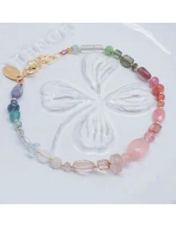 MIAMI - BRACELET ARC-EN-CIEL DE PIERRES SEMI-PRÉCIEUSES