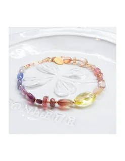 MIAMI - BRACELET ARC-EN-CIEL DE PIERRES SEMI-PRÉCIEUSES