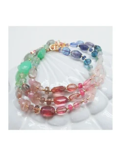 MIAMI - BRACELET ARC-EN-CIEL DE PIERRES SEMI-PRÉCIEUSES