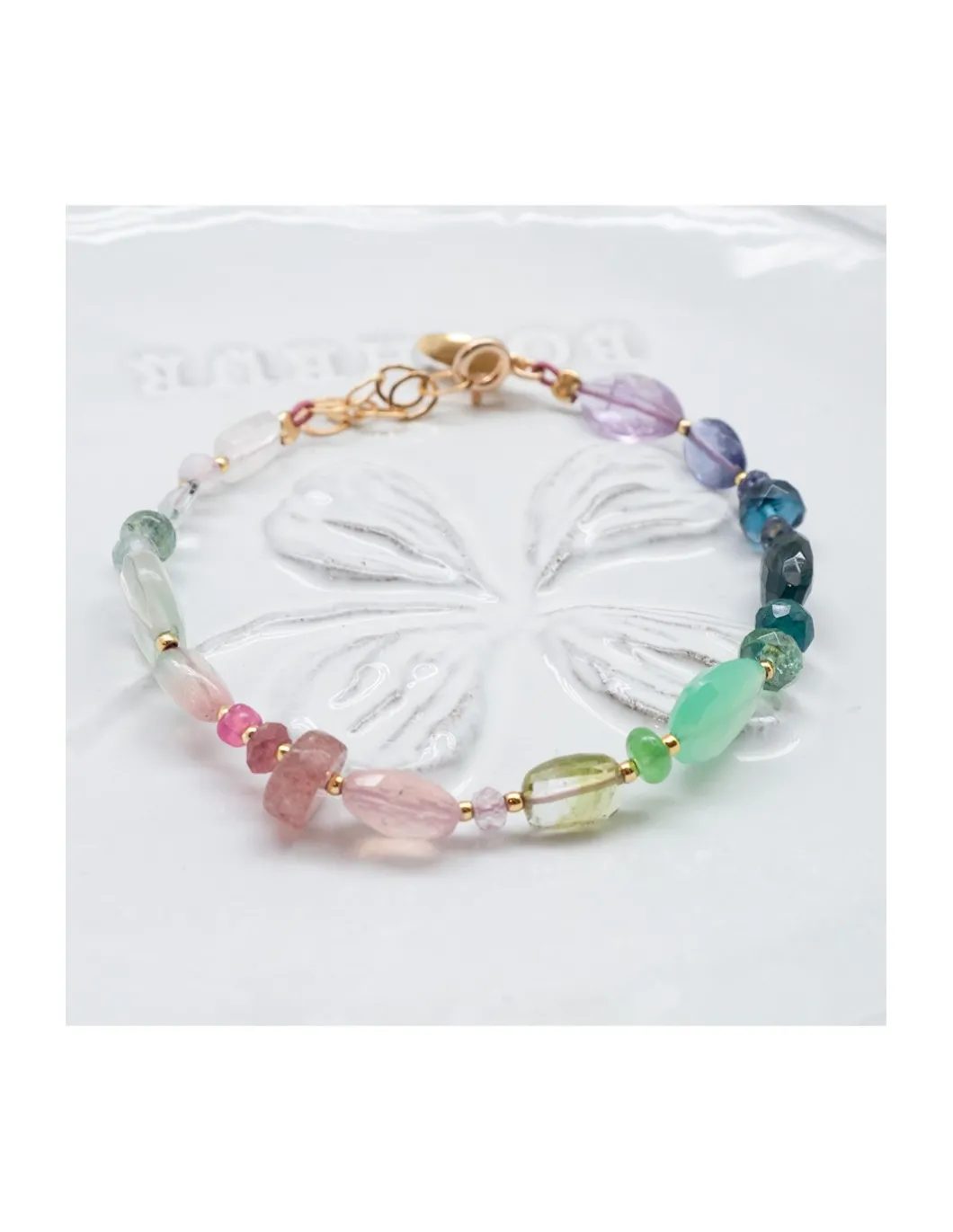 MIAMI - BRACELET ARC-EN-CIEL DE PIERRES SEMI-PRÉCIEUSES