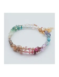 MIAMI - BRACELET ARC-EN-CIEL DE PIERRES NATURELLES