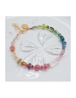 MIAMI - BRACELET ARC-EN-CIEL DE PIERRES NATURELLES