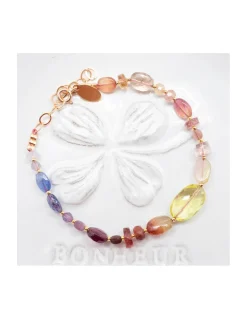 MIAMI - BRACELET ARC-EN-CIEL DE PIERRES SEMI-PRÉCIEUSES