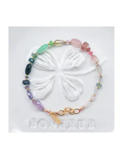 MIAMI - BRACELET ARC-EN-CIEL DE PIERRES SEMI-PRÉCIEUSES