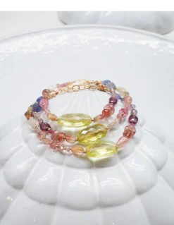 MIAMI - BRACELET ARC-EN-CIEL DE PIERRES SEMI-PRÉCIEUSES