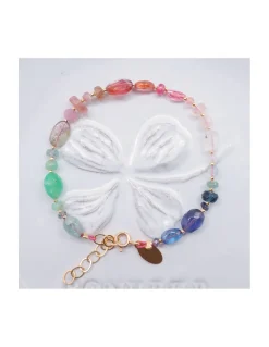 MIAMI - BRACELET ARC-EN-CIEL DE PIERRES SEMI-PRÉCIEUSES