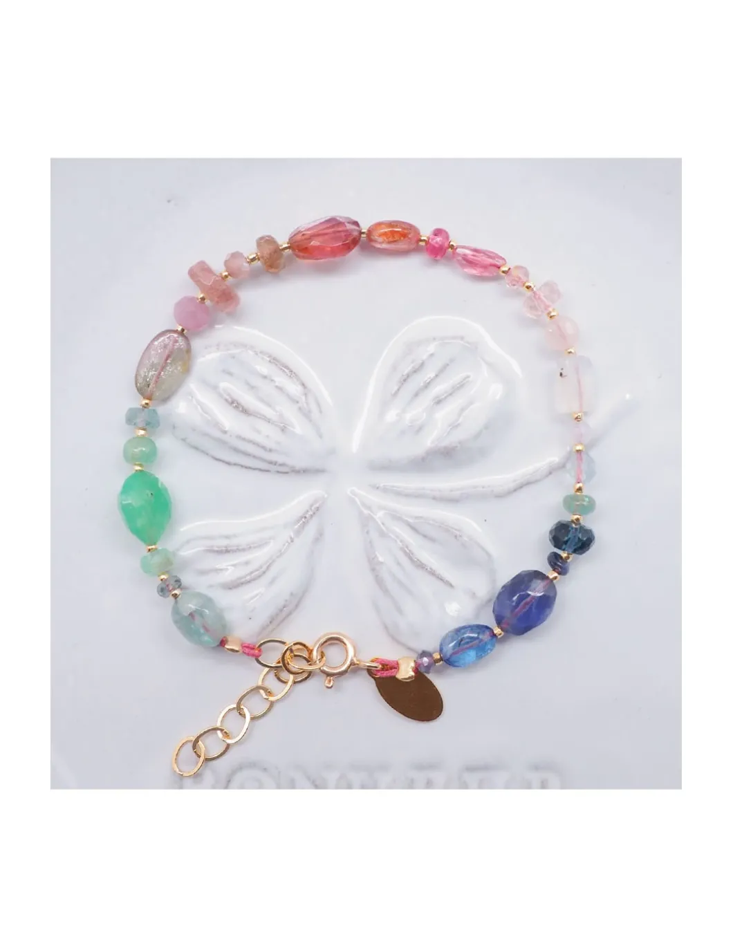 MIAMI - BRACELET ARC-EN-CIEL DE PIERRES SEMI-PRÉCIEUSES