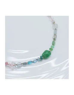 MIAMI - COLLIER ARC-EN-CIEL DE PIERRES NATURELLES