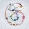 MIAMI - COLLIER ARC-EN-CIEL DE PIERRES NATURELLES