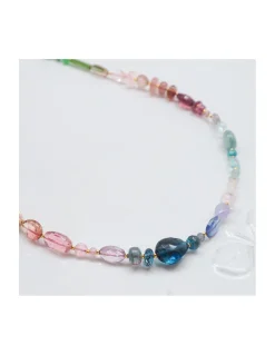 MIAMI - COLLIER ARC-EN-CIEL DE PIERRES SEMI-PRÉCIEUSES