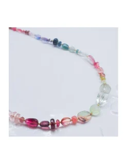 MIAMI - COLLIER ARC-EN-CIEL DE PIERRES SEMI-PRÉCIEUSES