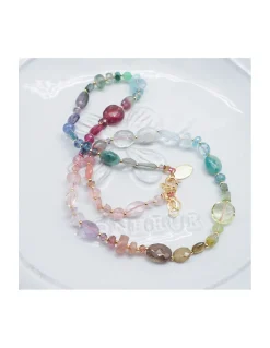 MIAMI - COLLIER ARC-EN-CIEL DE PIERRES NATURELLES