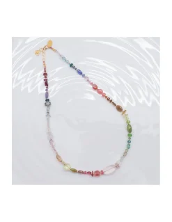 MIAMI - COLLIER ARC-EN-CIEL DE PIERRES NATURELLES