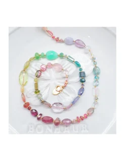 MIAMI - COLLIER ARC-EN-CIEL DE PIERRES