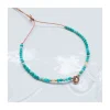 MIDNIGHT BATH - BRACELET ANDALOUSITE, ZIRCONS JAUNES ET TURQUOISES