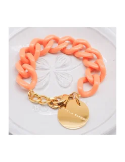 MINI BRACELET FLAT CHAIN - PEACH