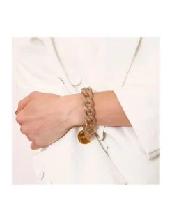 MINI BRACELET FLAT CHAIN - BIANCONE MARBLE