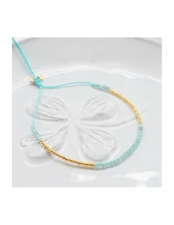OCEAN DRIVE - BRACELET APATITE BLEUE