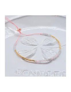 OCEAN DRIVE - BRACELET MORGANITES ET AQUAMARINES