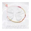 OCEAN DRIVE - BRACELET SAPHIRS ROUGES ET MARRON