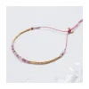 OCEAN DRIVE - BRACELET SPINELLES CHOCOLAT