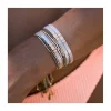 OCEAN DRIVE - BRACELET SUR CORDON (TONS NEUTRES)