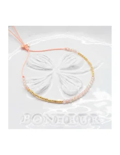 OCEAN DRIVE - BRACELET ZIRCONS BRUNS