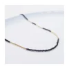 OCEAN DRIVE - COLLIER SPINELLES NOIRES